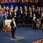 Krasznahorkai László átvette az irodalmi Nobel-díjat