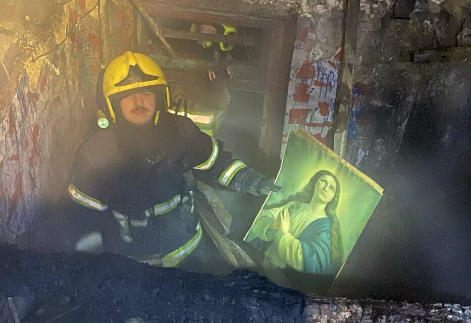 Minden leégett a zentai házban, csak a Szűz Máriát ábrázoló kép maradt ép