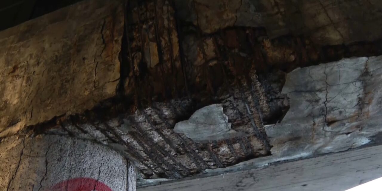 Veszélyessé vált a felüljáró