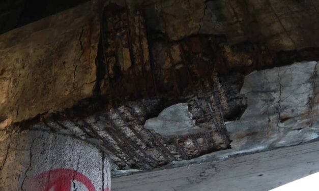 Veszélyessé vált a felüljáró