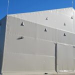 Raktársátor vihar idején: mire érdemes előre felkészülni? (Fotó: www.raktarsator.info)