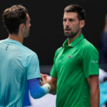 Đoković kétszettes hátrányban volt, amikor ellenfele feladta a mérkőzést