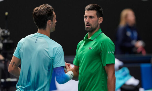 Đoković kétszettes hátrányban volt, amikor ellenfele feladta a mérkőzést