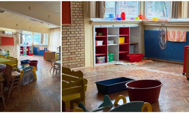 Becsurog az eső a bácsföldvári óvodában