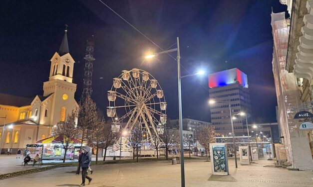 Felállították, majd biztonsági okokból rögtön le is szerelték az óriáskereket Nagybecskereken