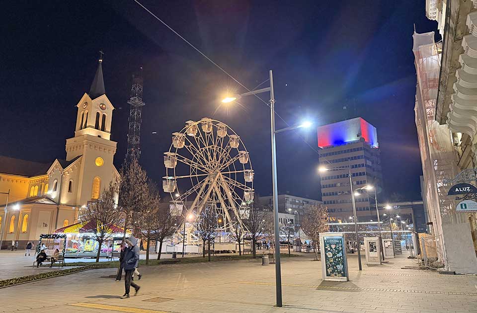 Felállították, majd biztonsági okokból rögtön le is szerelték az óriáskereket Nagybecskereken