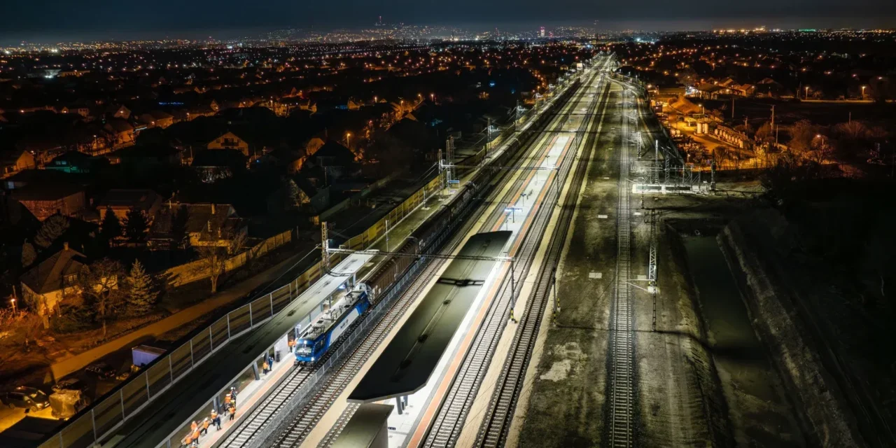 Elindult a rendszeres teherforgalom a Budapest-Belgrád-vasútvonalon