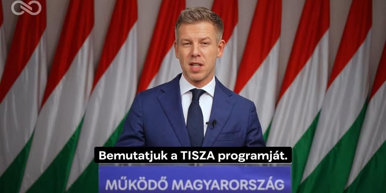 Bemutatták a Tisza Párt választási programját (Videó)