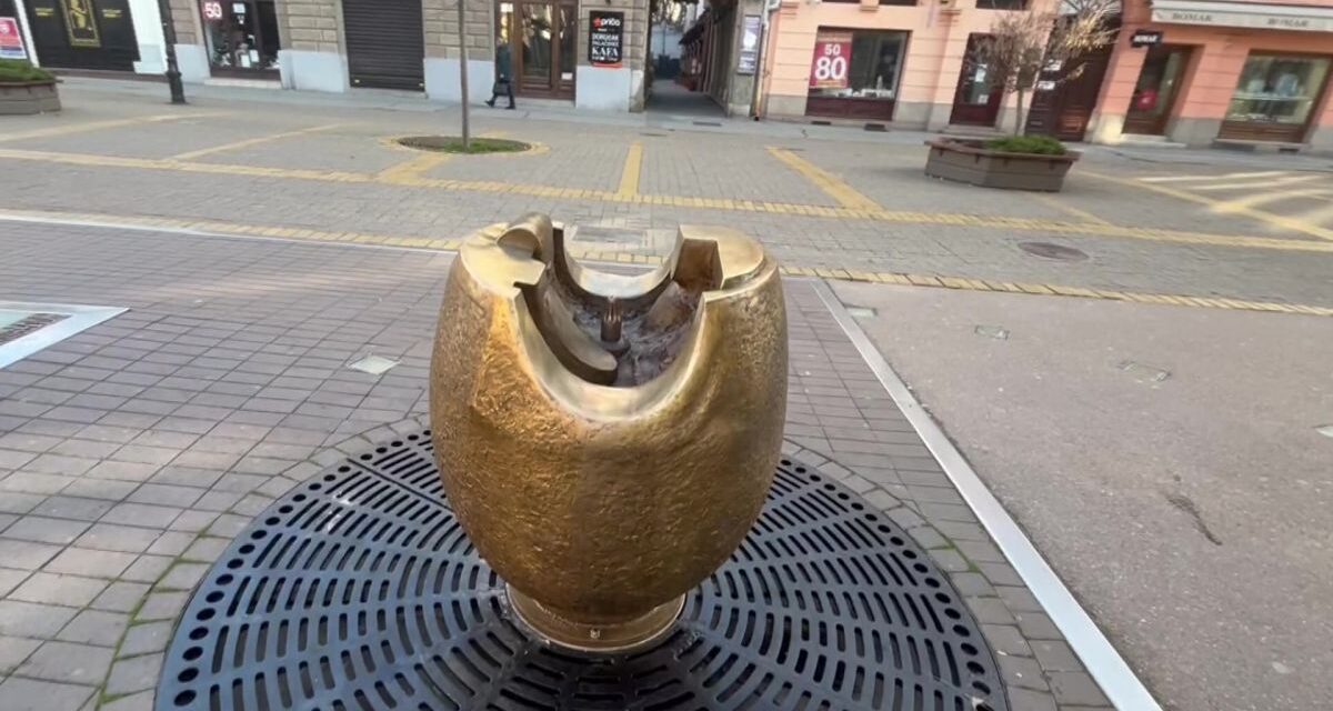 Helyére került a szabadkai csobogó (videóval)