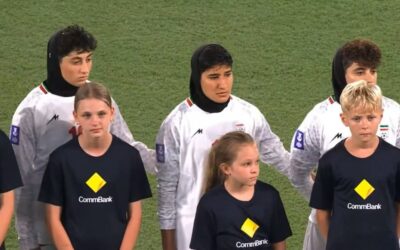 Az iráni női focicsapat megtagadta a himnusz éneklését