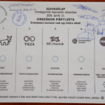 Így fog kinézni a szavazólap