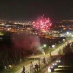 Fáklyákkal és tűzijátékkal ünnepelte néhány pártaktivista az államfő születésnapját