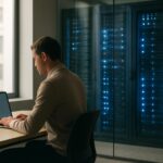 A felhő alapú szerverek üzemeltetése: előnyök és kihívások (AI által generált kép)