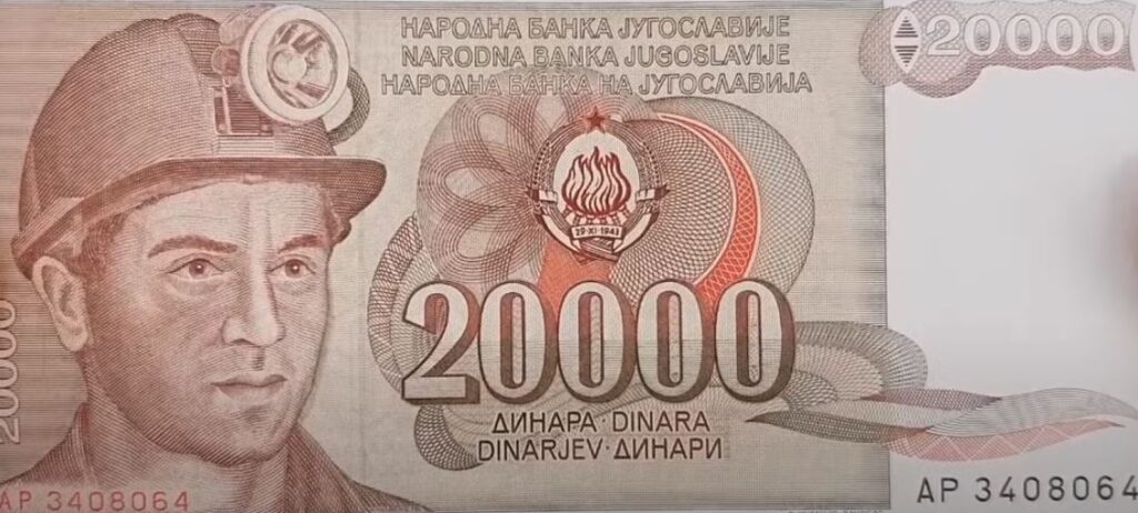 Szegényen halt meg a jugoszláv bankjegyen szereplő bányász