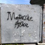 A magyar közösséget sértő falfirka jelent meg a Szent Teréz-székesegyház környékén