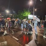 Az orvostanhallgatók lezárták a Felszabadulás sugárutat