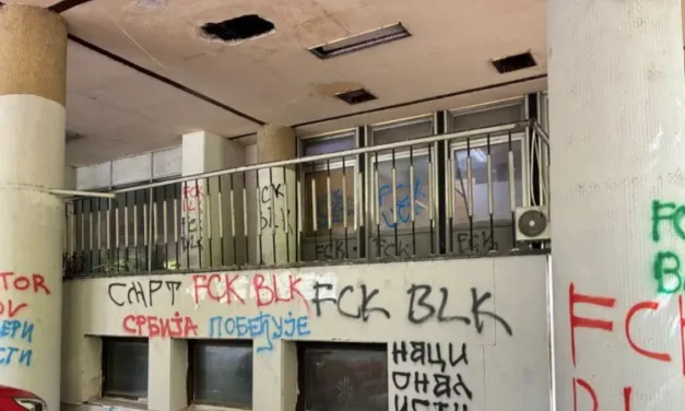 Politikai graffitiháború Szerbiában