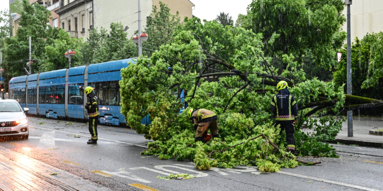Vihar tombolt Zágrábban, egy személy megsérült