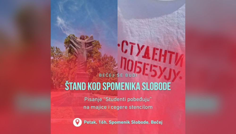 Óbecse ébred a Szabadság-emlékműnél