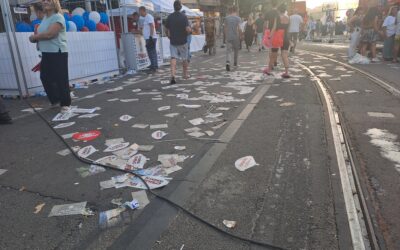 Véget ért a haladópárti nagygyűlés, szemét borítja a helyszínt