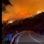 Tűz tombol a horvát szigeten (Videó)
