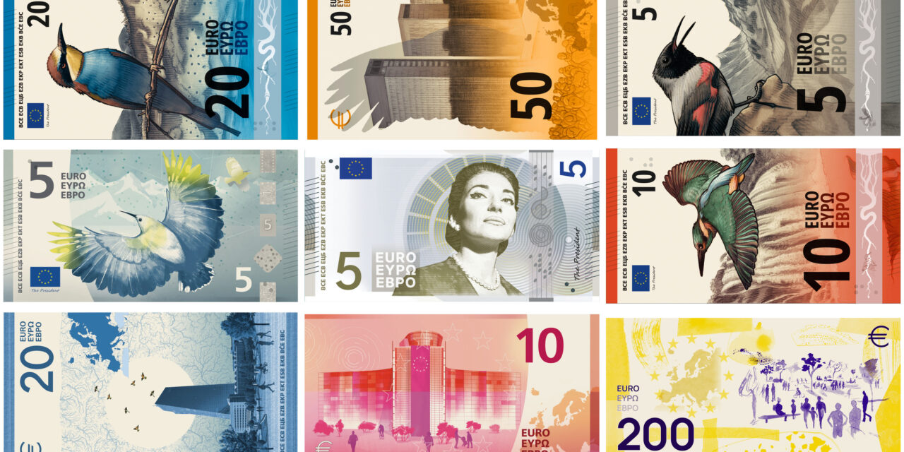 Megújul az euró – bemutatták az új bankjegyterveket