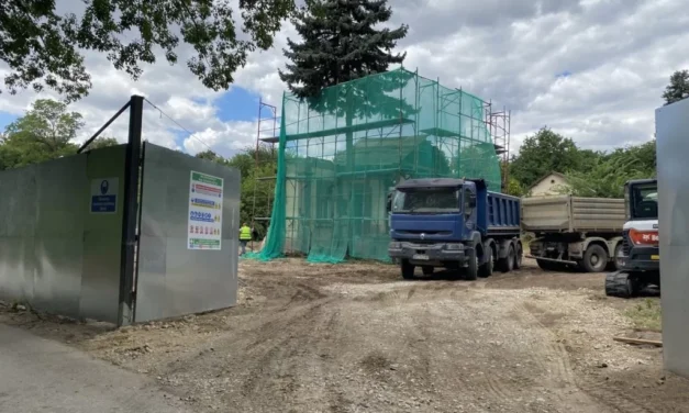 Leomlott a palicsi Dominus-villa egy része