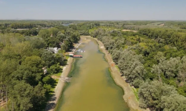 A Duna vízállása Bezdánnál a szivattyútelep kapacitási szintje alá süllyedt