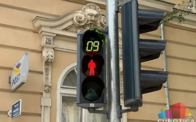 Visszaszámlálót és hangmodult kaptott több szabadkai kereszteződés jelzőlámpája