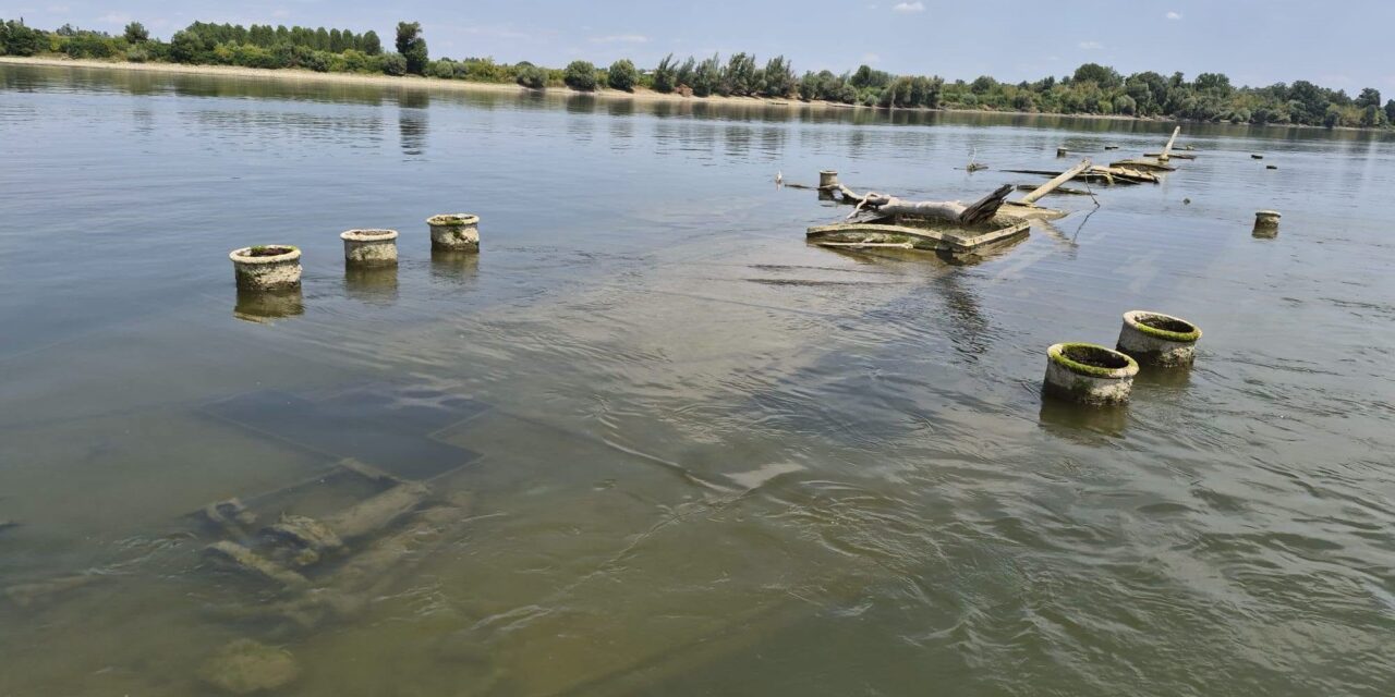 Vukovár közelében egy magyar hajó maradványai bukkantak elő a Dunából