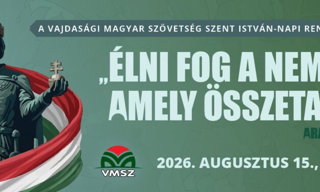 Rúzsa Magdi neve helyett a Népünnepély szó szerepel a VMSZ-plakátján