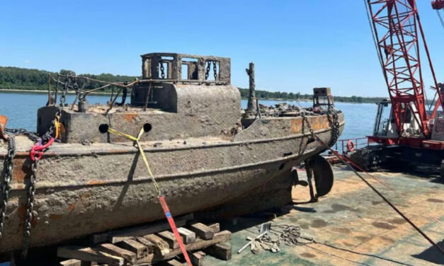 A német flotta 21 hajóját emelik ki a Dunából