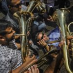 Orbán Viktor Gučában van a trombitafesztiválon