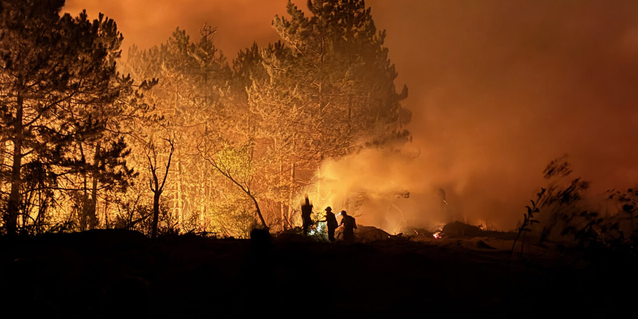 Emberfeletti erőfeszítésekkel harcolt a tűz ellen a homokpuszta lakossága (galéria)