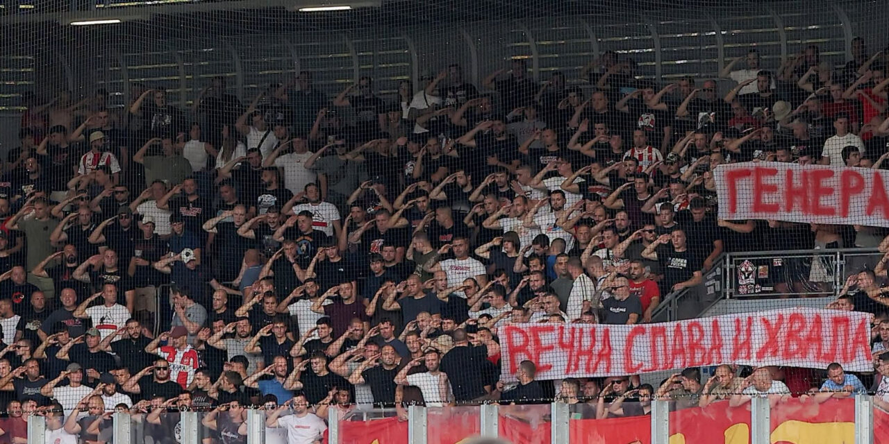 A háborús bűnöst éltető molinók miatt eljárást indít az UEFA a C. zvezda ellen