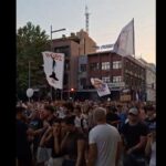 Nagy tüntetés Valjevóban a rendőri erőszak évfordulóján