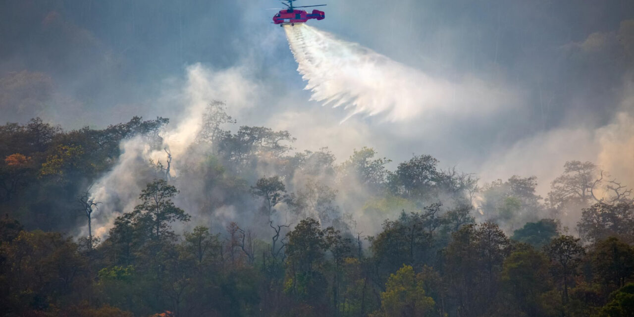 Két tűzoltó helikopter ütközött össze Görögországban