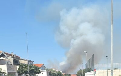 Felcsaptak a lángok Zadar közelében