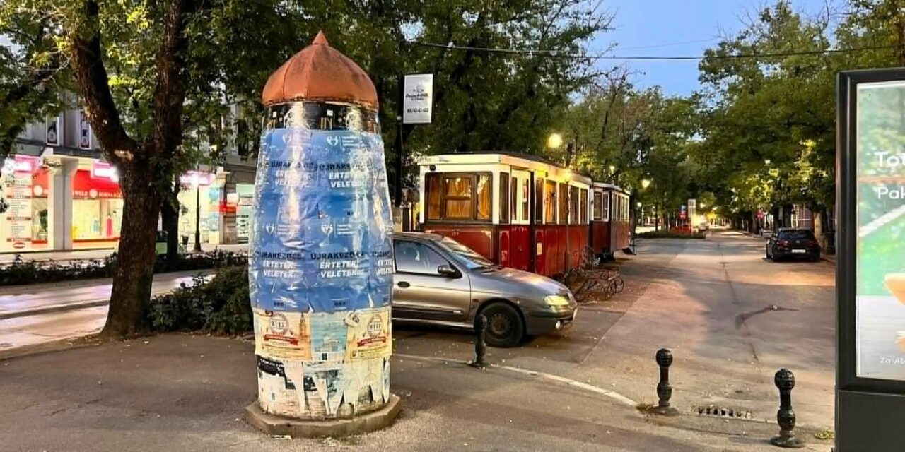 Rekordidő alatt eltávolították a Vajdasági Magyar Újrakezdés összes plakátját Szabadkán
