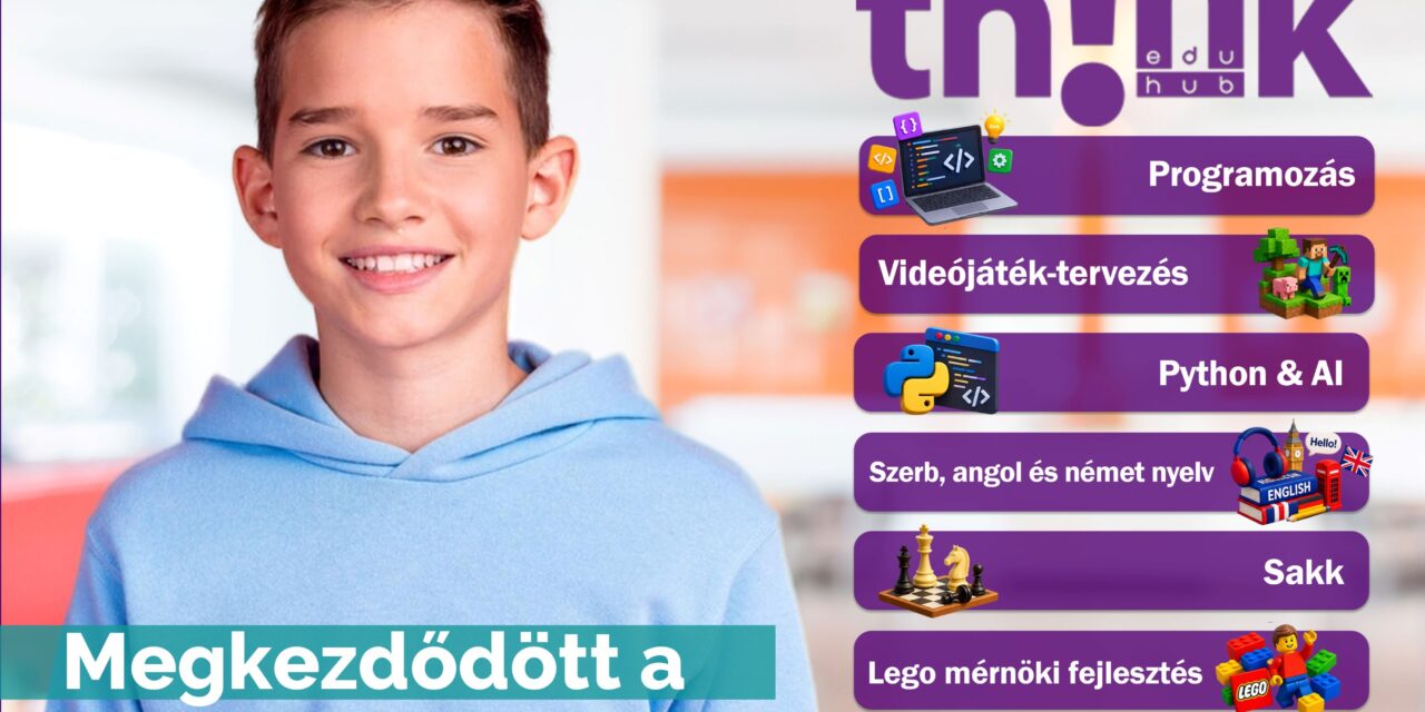 A LEGO-kockáktól a mesterséges intelligenciáig – új tanévet nyit a THINK