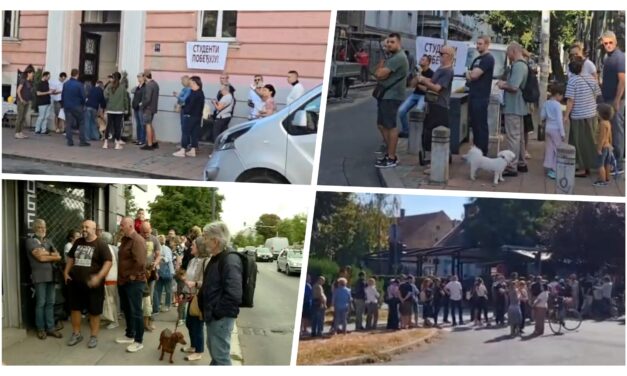 Hosszú sorok Szerbia-szerte: sokan támogatják aláírásukkal az Egyetemista listát