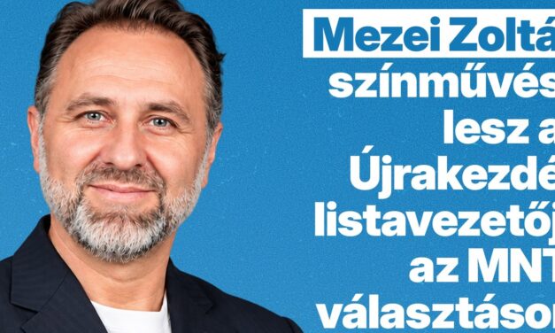 Mezei Zoltán a Vajdasági Magyar Újrakezdés listavezetője