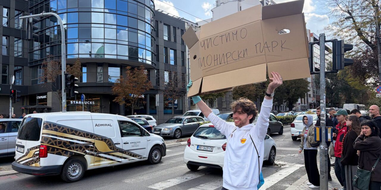 Takarítják az egykori Ćacilend területét, azaz a Pionír parkot