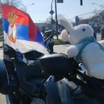 Mintegy 160 egyetemistákat támogató motoros vonult át Bácskán